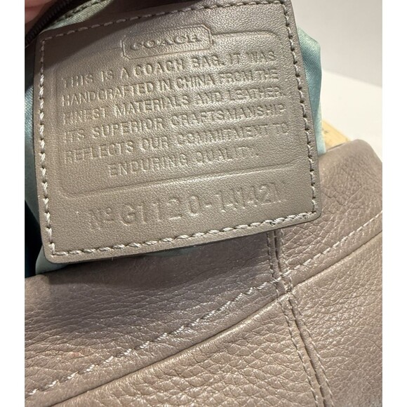 Coach Womens Brooke Hobo Pebble Leather Purse Shoulder Bag 14142m Carry All - Picture 12 of 15